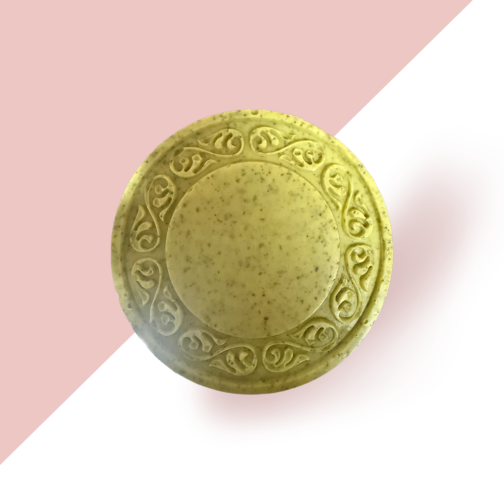 Jabón natural artesanal mediterráneo con avena, romero y limón 