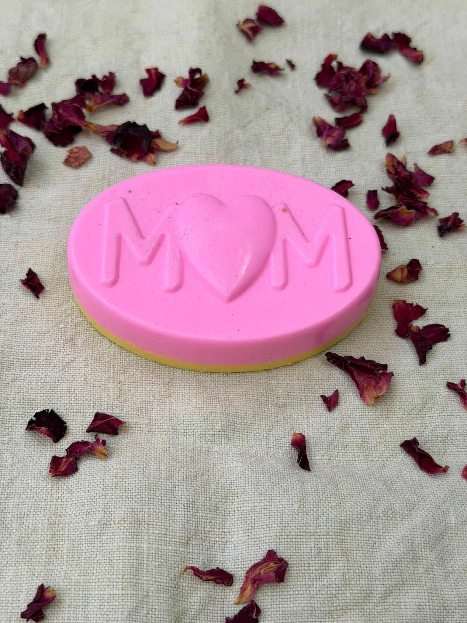 Jabón artesanal de glicerina con coco rallado de Un detalle natural